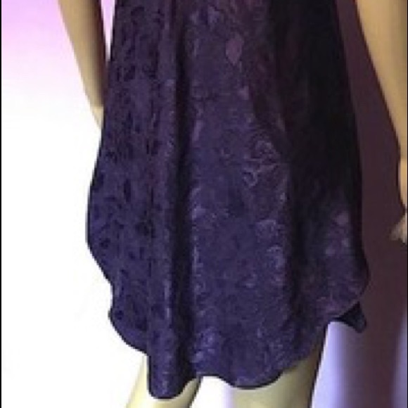 INNER MOST PURPLE FLORAL PRINT PAJAMA DRESS MEDIUM - Picture 6 of 6